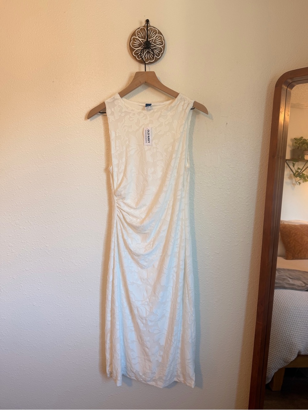 Old Navy Floral Jaquard Midi Dress